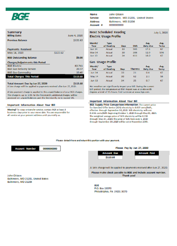  Minol USA business utility bill 